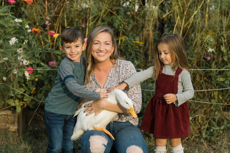 Fall is in full swing here in NJ, my first Fall Family session with Anna and Adam at their Farm House in Hackettstown NJ. Anna and Adam recently purchased their dream farm house on a 4 acres of land. This family of four now has chickens, ducks, birds, cats, a dog, sheep and plans to add many more to the list in the future. I had the honor of visiting Anna and Adam and their two beautiful children at their Farm the other day. I got much need vitamin D walking around the property, enjoying the foliage, running around with their kids and meeting all the farm animals. I sincerely enjoy photographing families now because there are no dull moments with kids, every moment is perfect! Fall family session at Anna and Adam’s Farm at Hackettstown NJ photographed by Karis from HeyKaris.